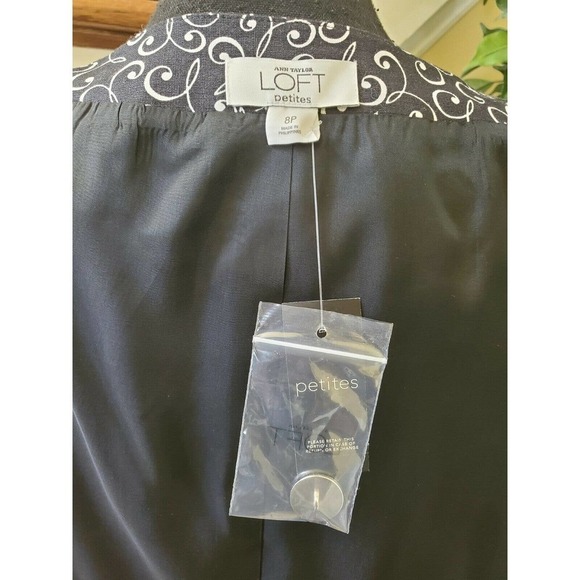 Ann Taylor Loft Cotton Blazer Jacket Size 8P - Picture 8 of 12